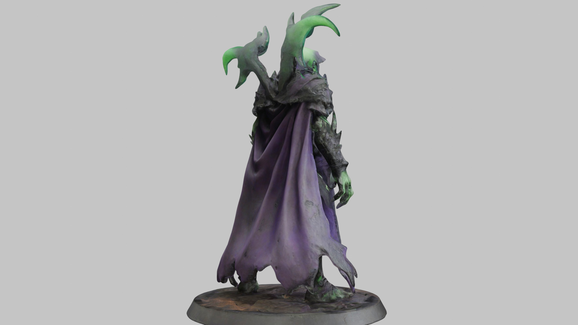 Fantasy CHaracter Monster Figure Low-poly 3D model_12