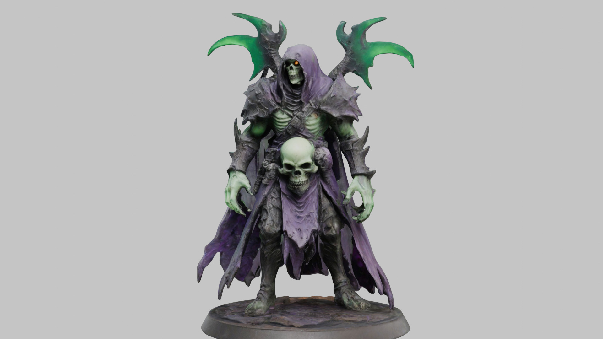 Fantasy CHaracter Monster Figure Low-poly 3D model_7