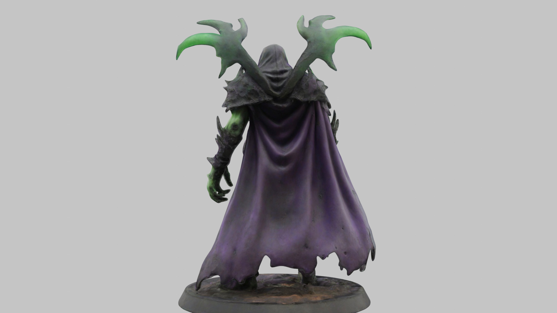 Fantasy CHaracter Monster Figure Low-poly 3D model_15