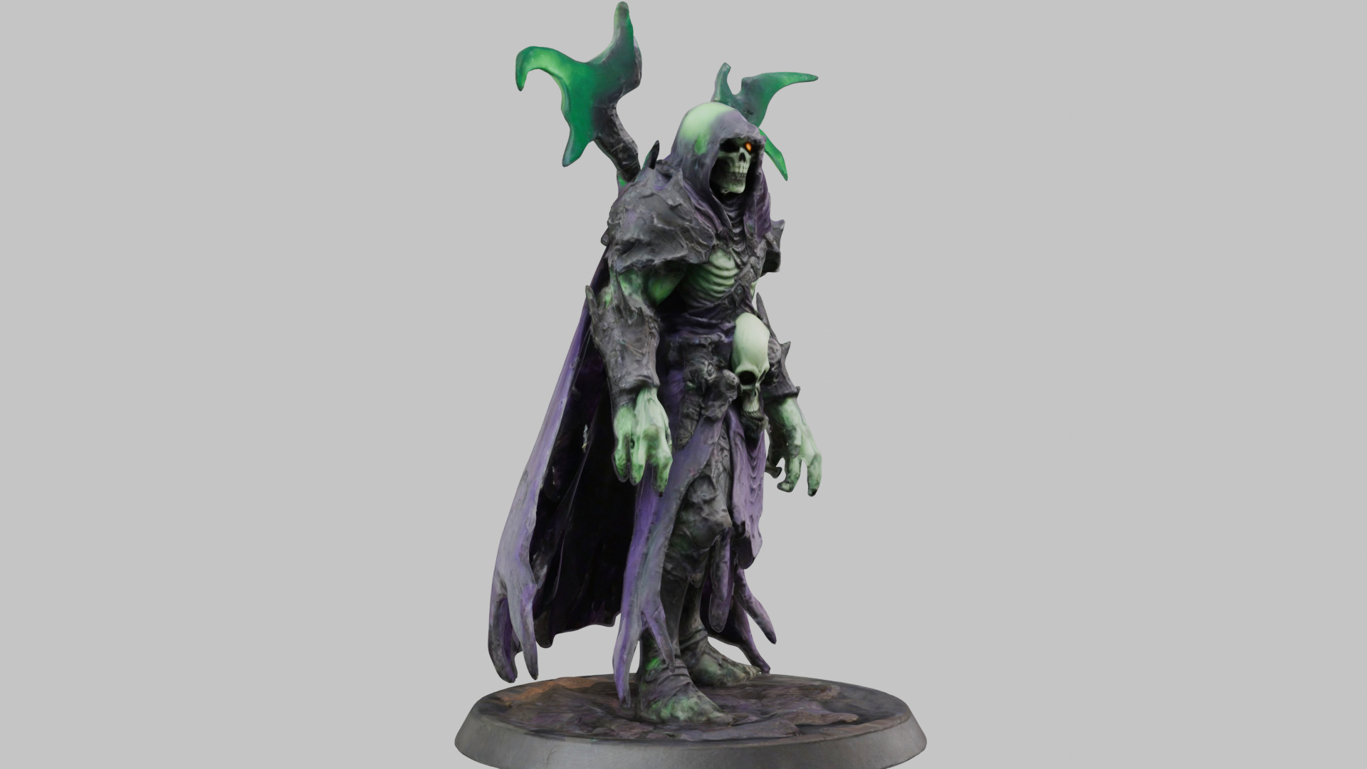 Fantasy CHaracter Monster Figure Low-poly 3D model_9