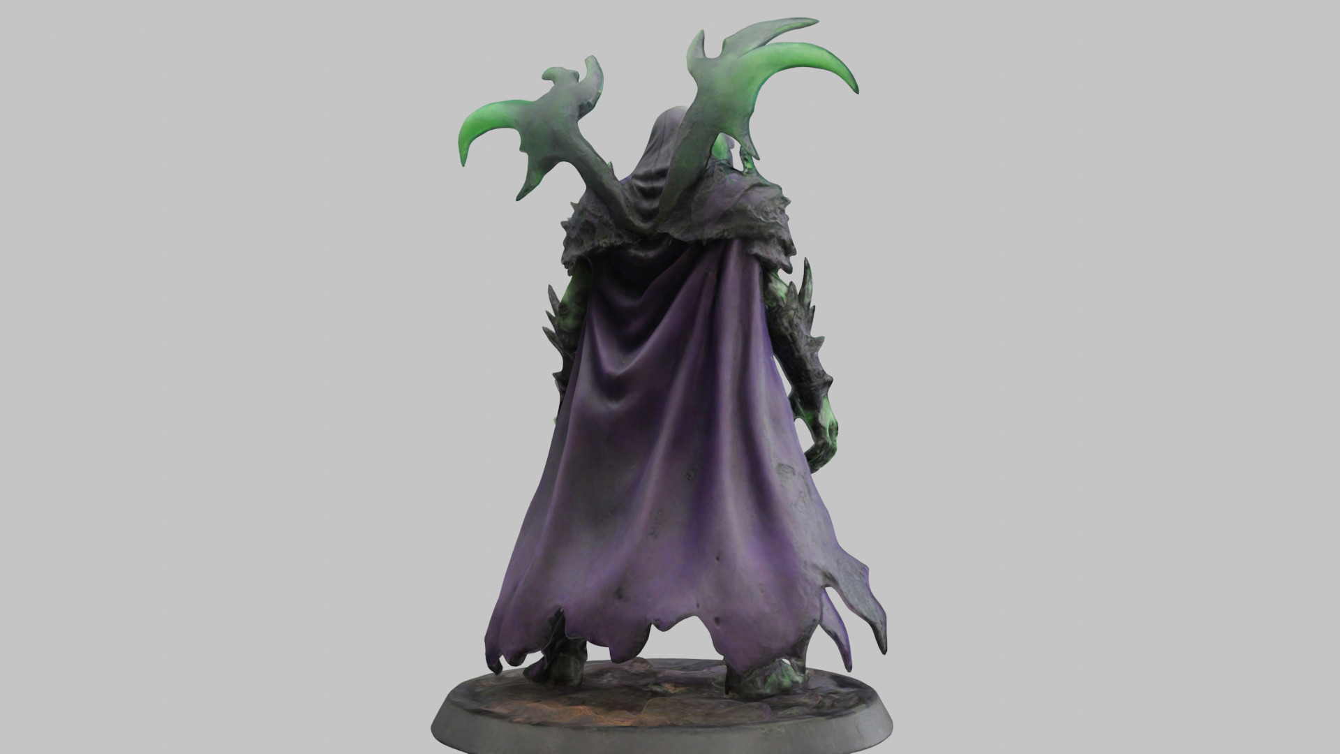 Fantasy CHaracter Monster Figure Low-poly 3D model_13