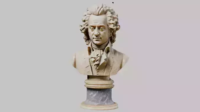 Ludwig van Beethoven Bust 3D Model