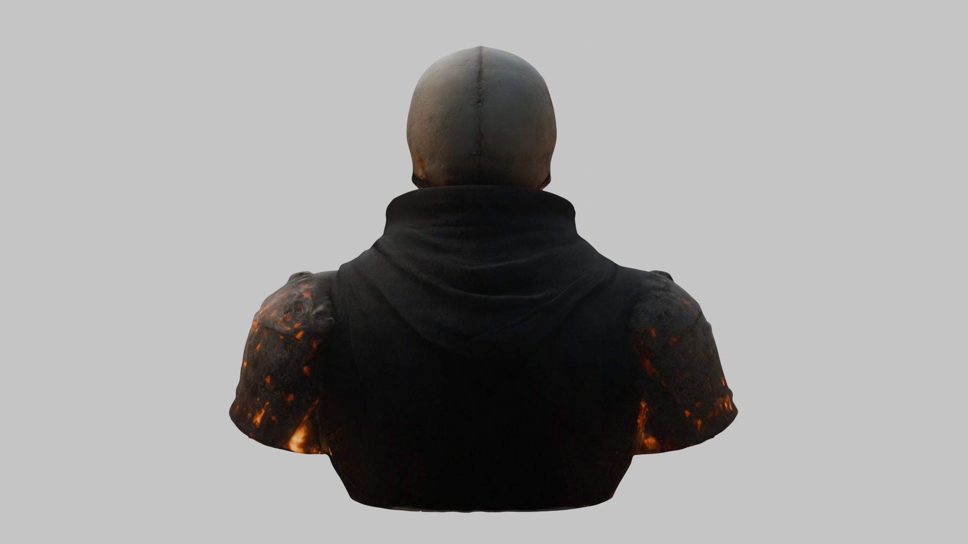 Skull Templar Knight 3D Model Low-poly 3D model_15