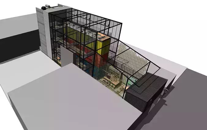 TAK Architects - Ccasa hostel 3D model