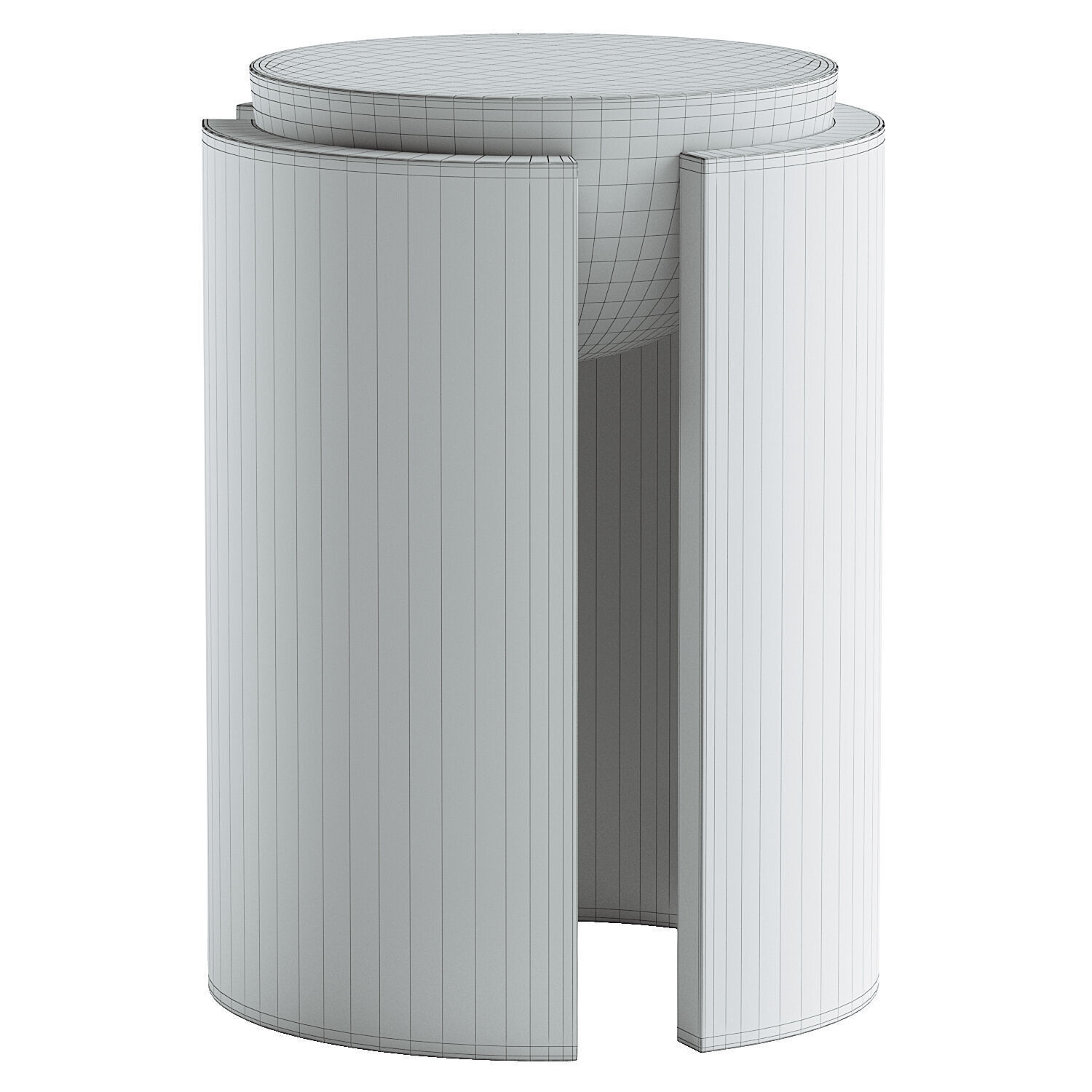 Le pilier Side table 3D model_2