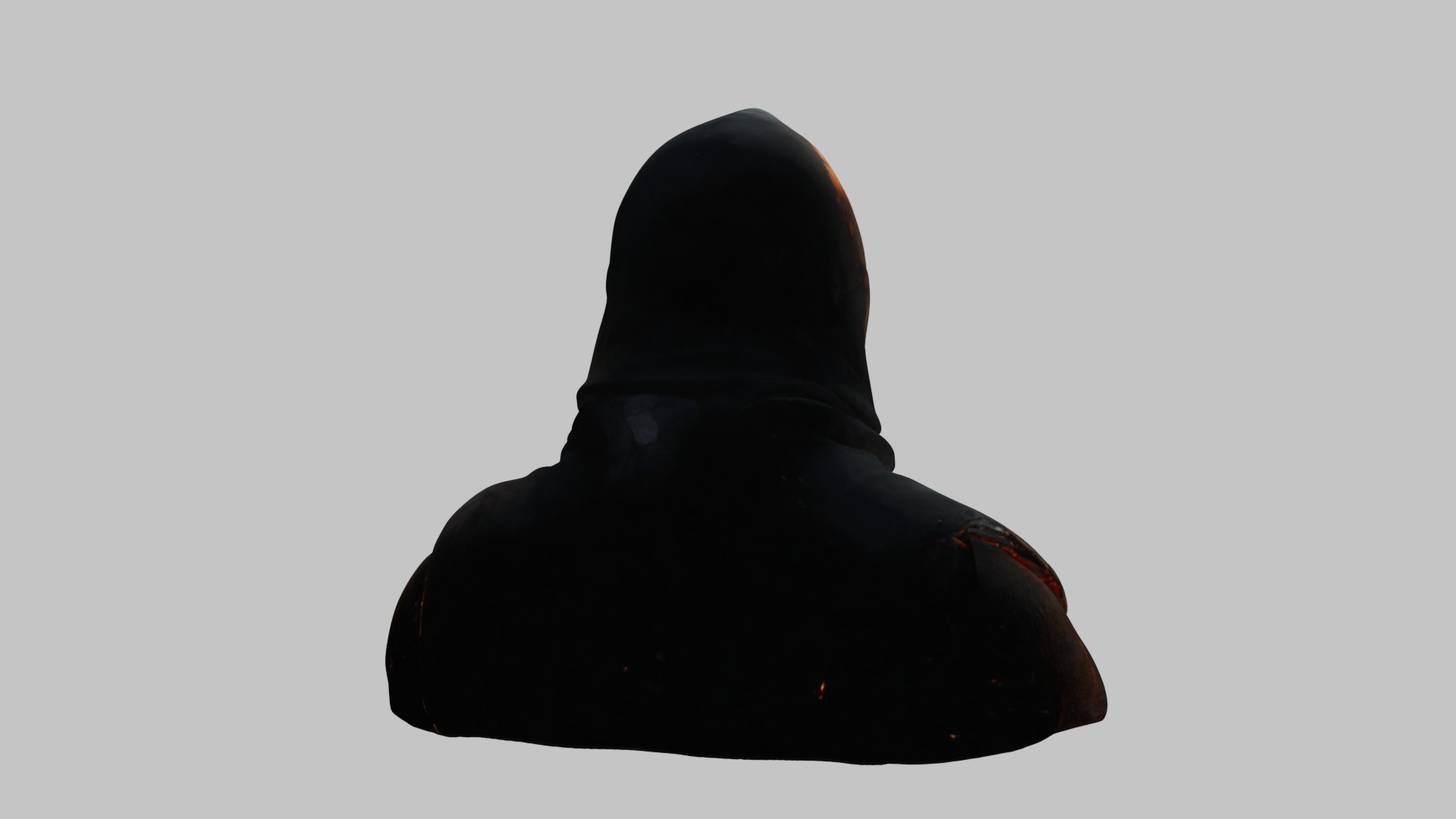 Sci-Fi Templar Warrior 3D Model - High-Quality Asset Low-poly 3D model_13