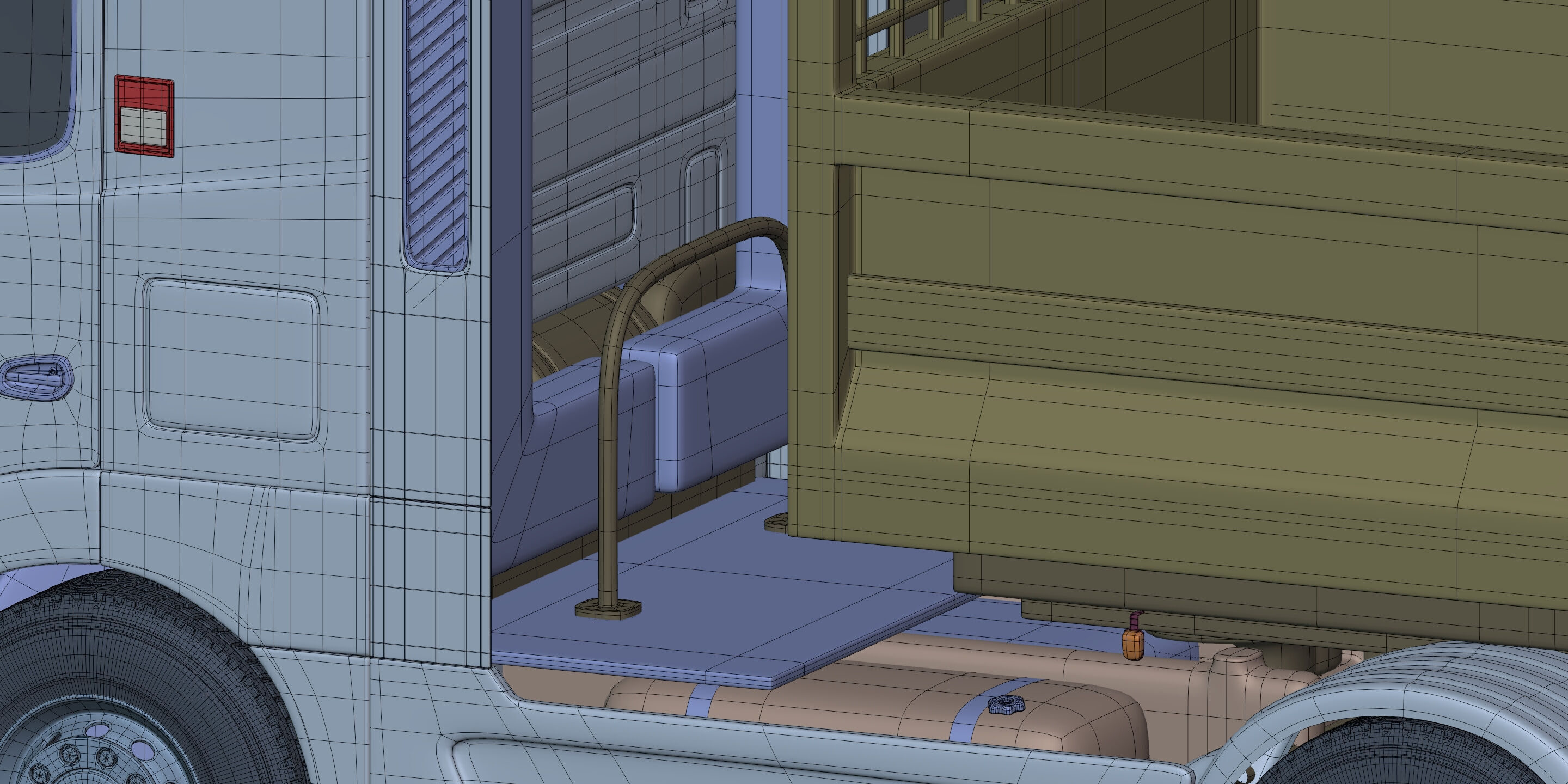 Generic Tipping - Dump- Construction Heavy Truck 3D model_24