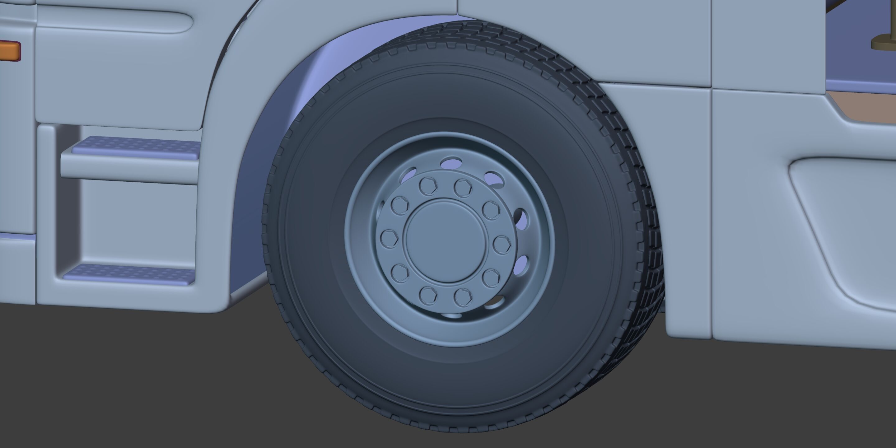 Generic Tipping - Dump- Construction Heavy Truck 3D model_19