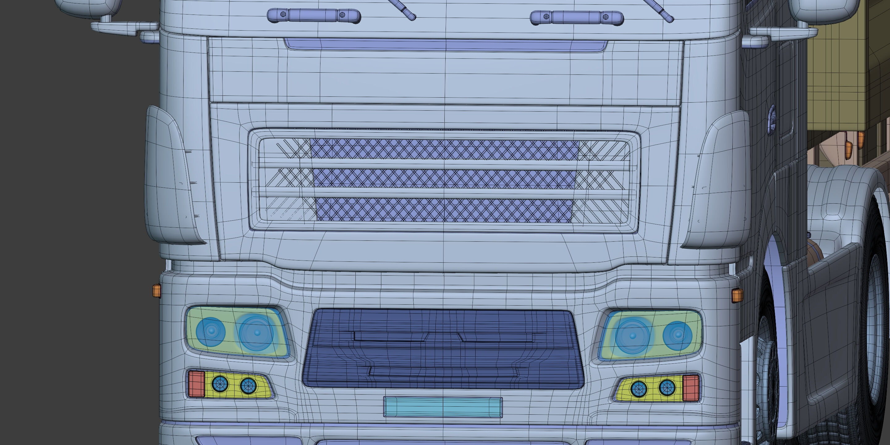 Generic Tipping - Dump- Construction Heavy Truck 3D model_18