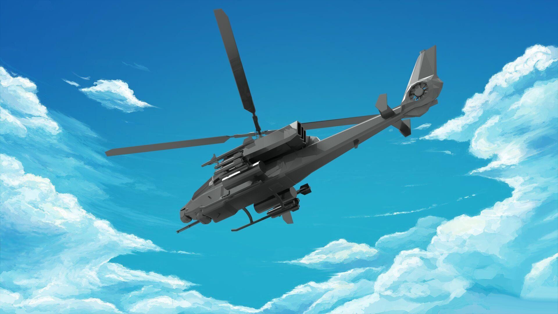 Bell AH-1 Cobra 3D model_2