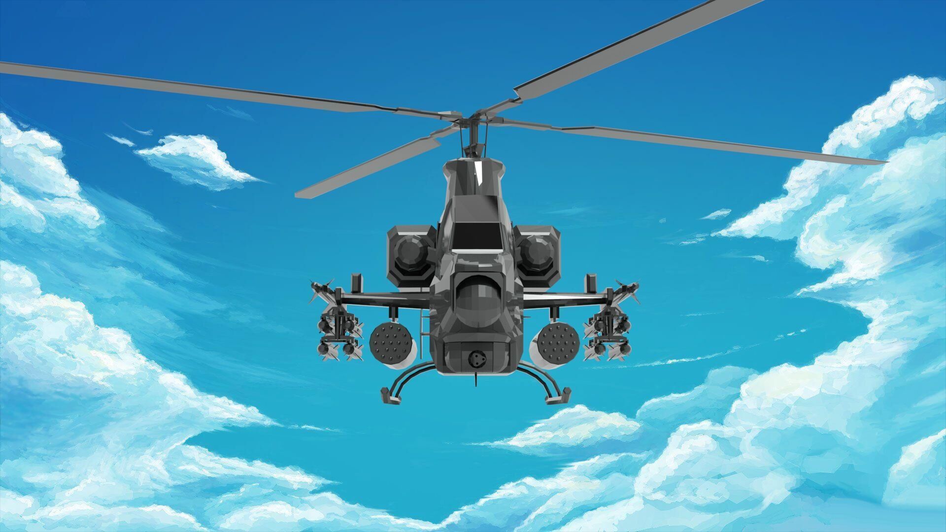 Bell AH-1 Cobra 3D model_3