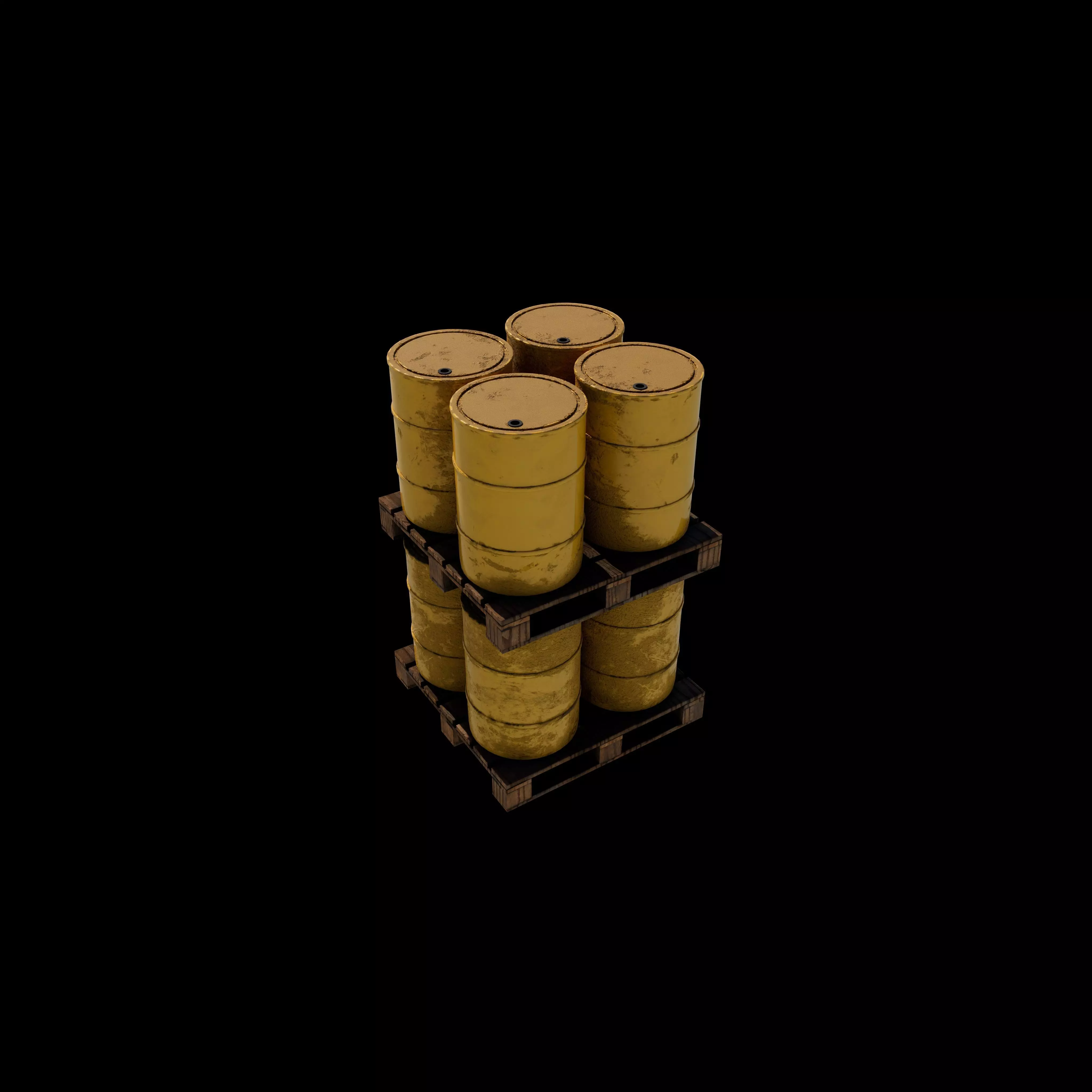 Radioactive Barrel 3D model_0