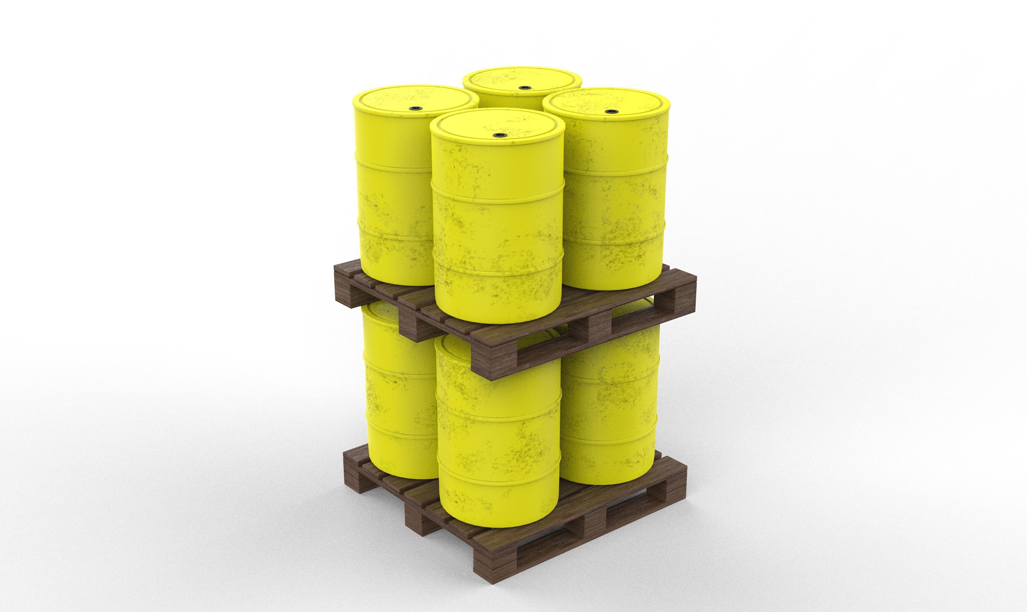 Radioactive Barrel 3D model_5