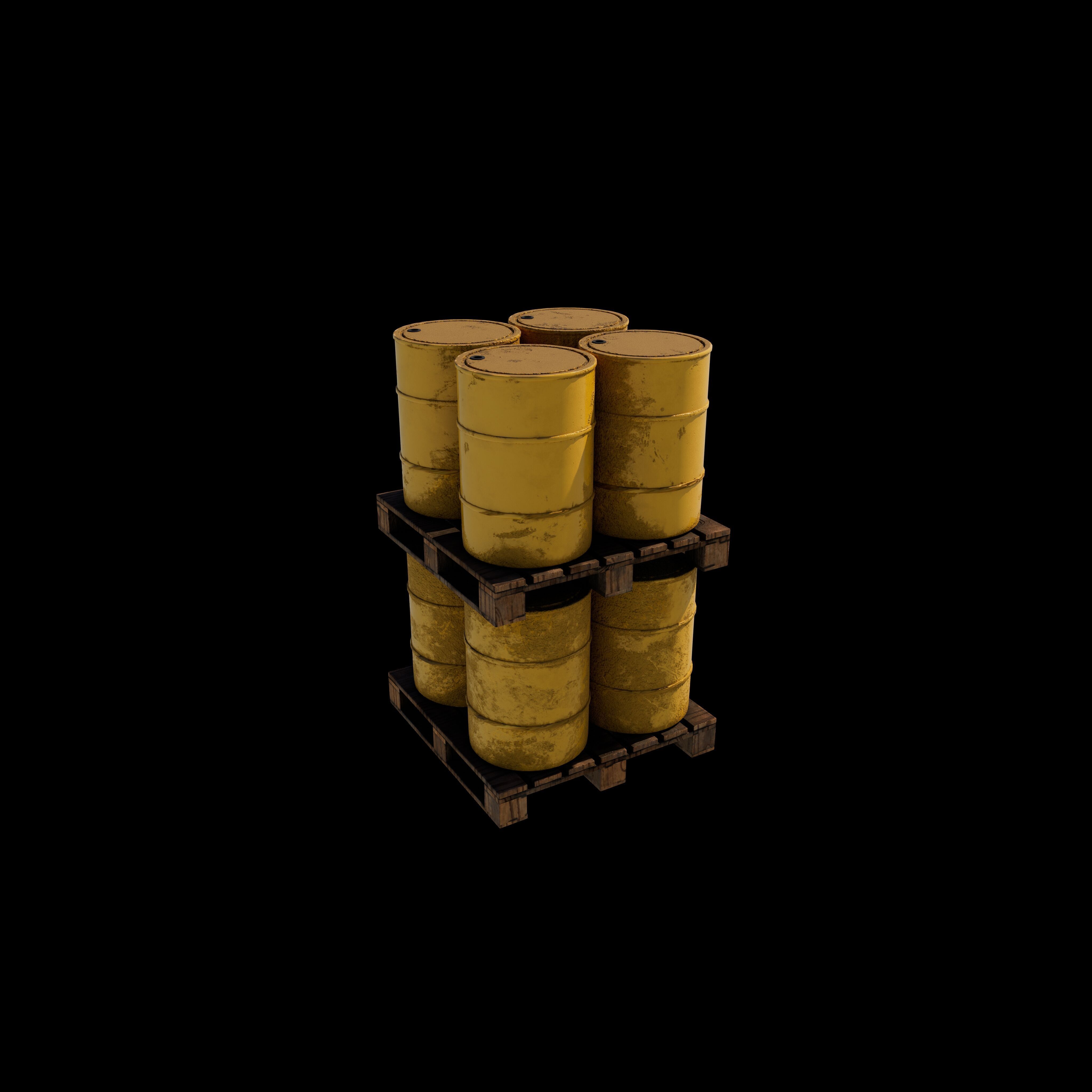 Radioactive Barrel 3D model_2