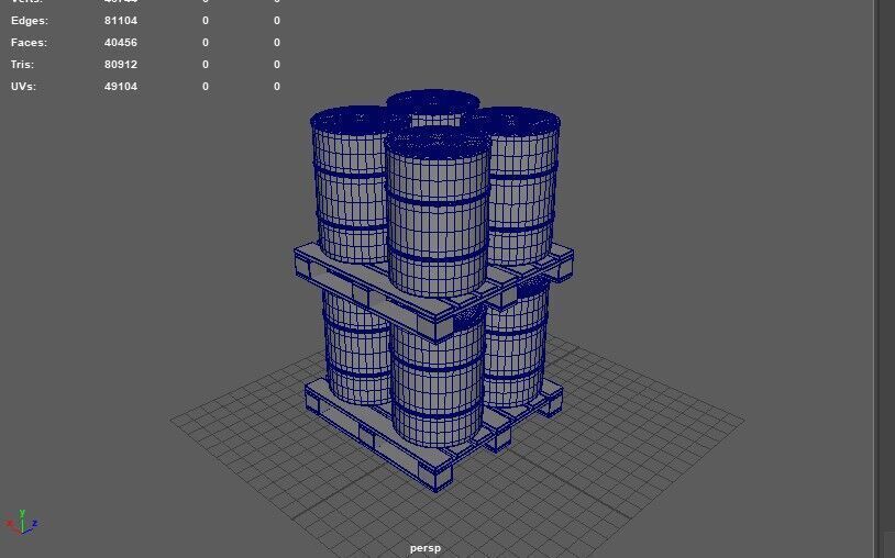 Radioactive Barrel 3D model_10