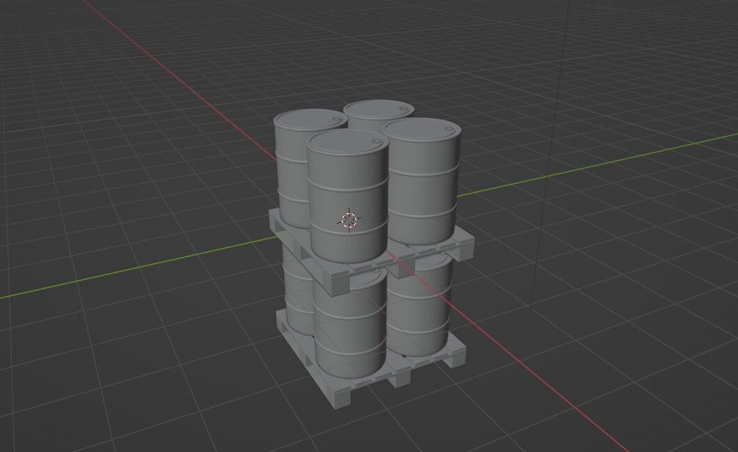 Radioactive Barrel 3D model_11