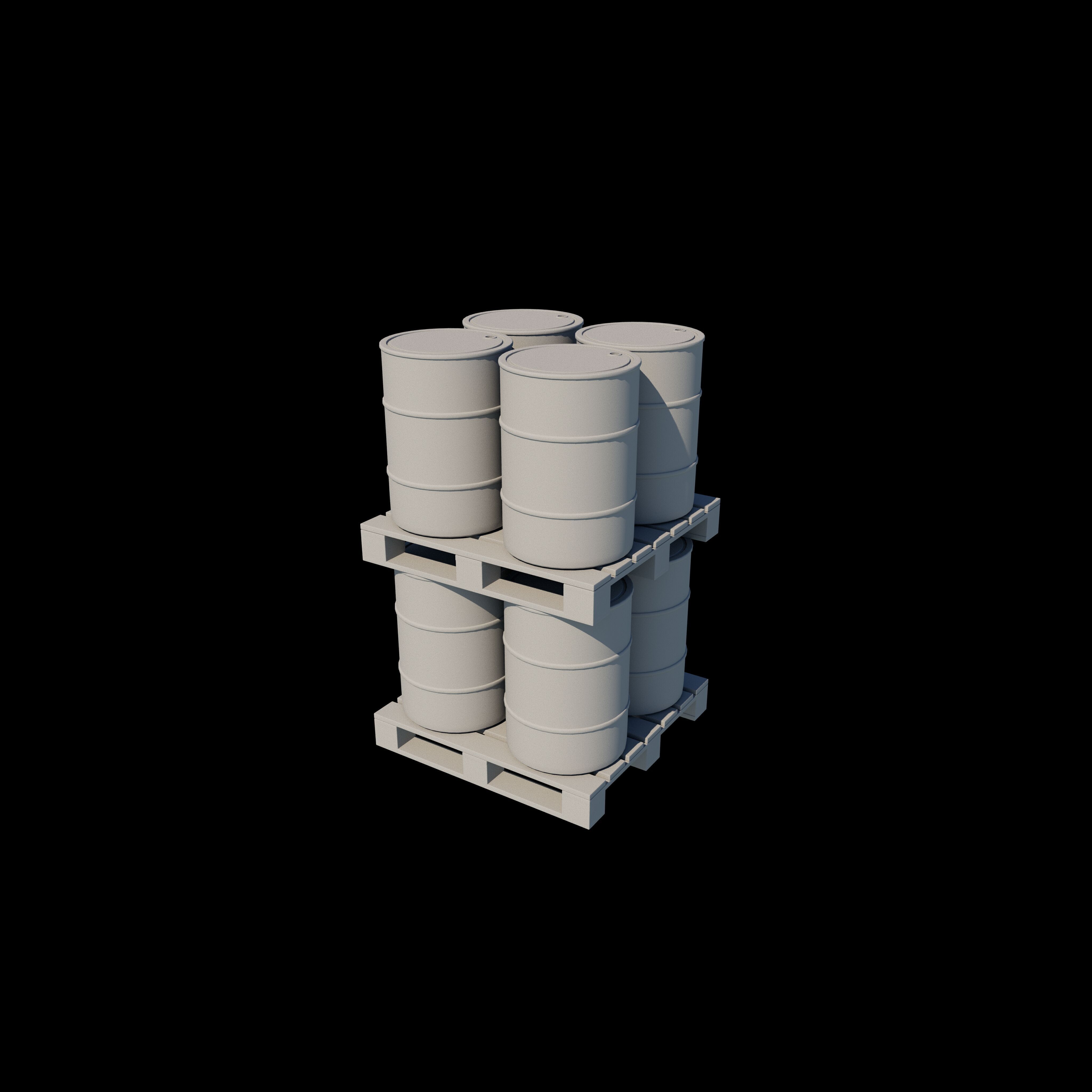 Radioactive Barrel 3D model_3