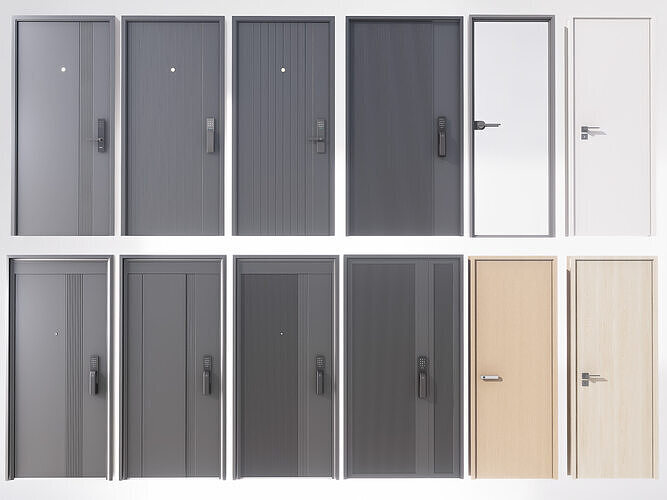 doors Password-doors 3D model