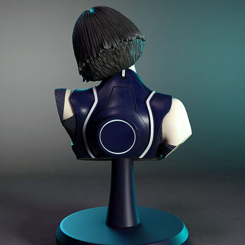 Quorra bust Free 3D print model