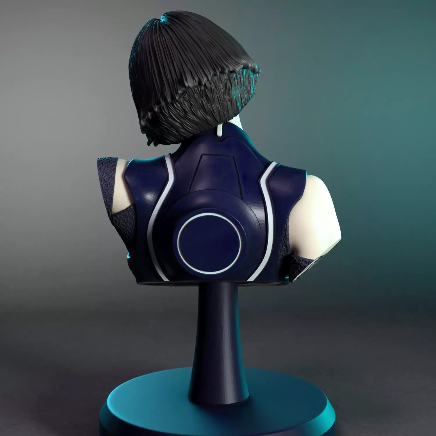 Quorra bust Free 3D print model