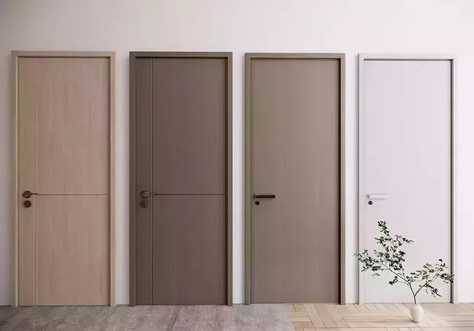 Door Modern bedroom-door-entrance door-wooden door
