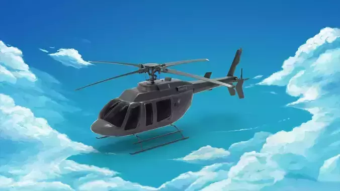 Bell 407 helicopter