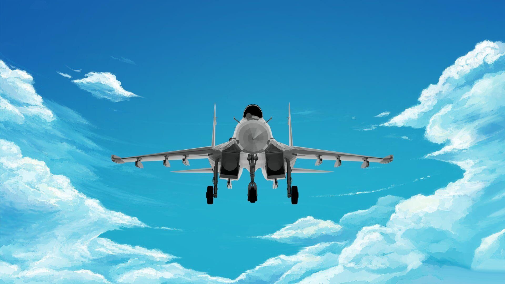Sukhoi Su-35 3D model_1
