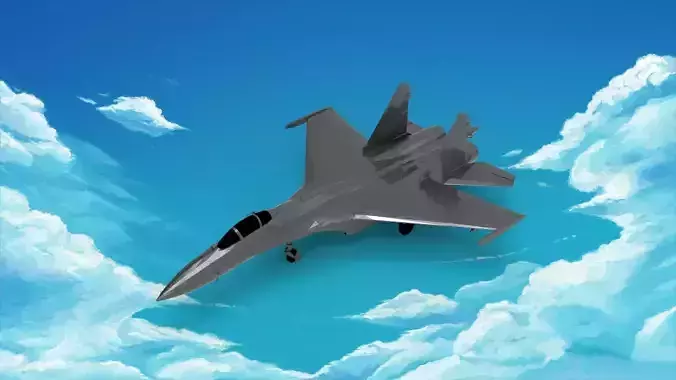 Sukhoi Su-35 3D model