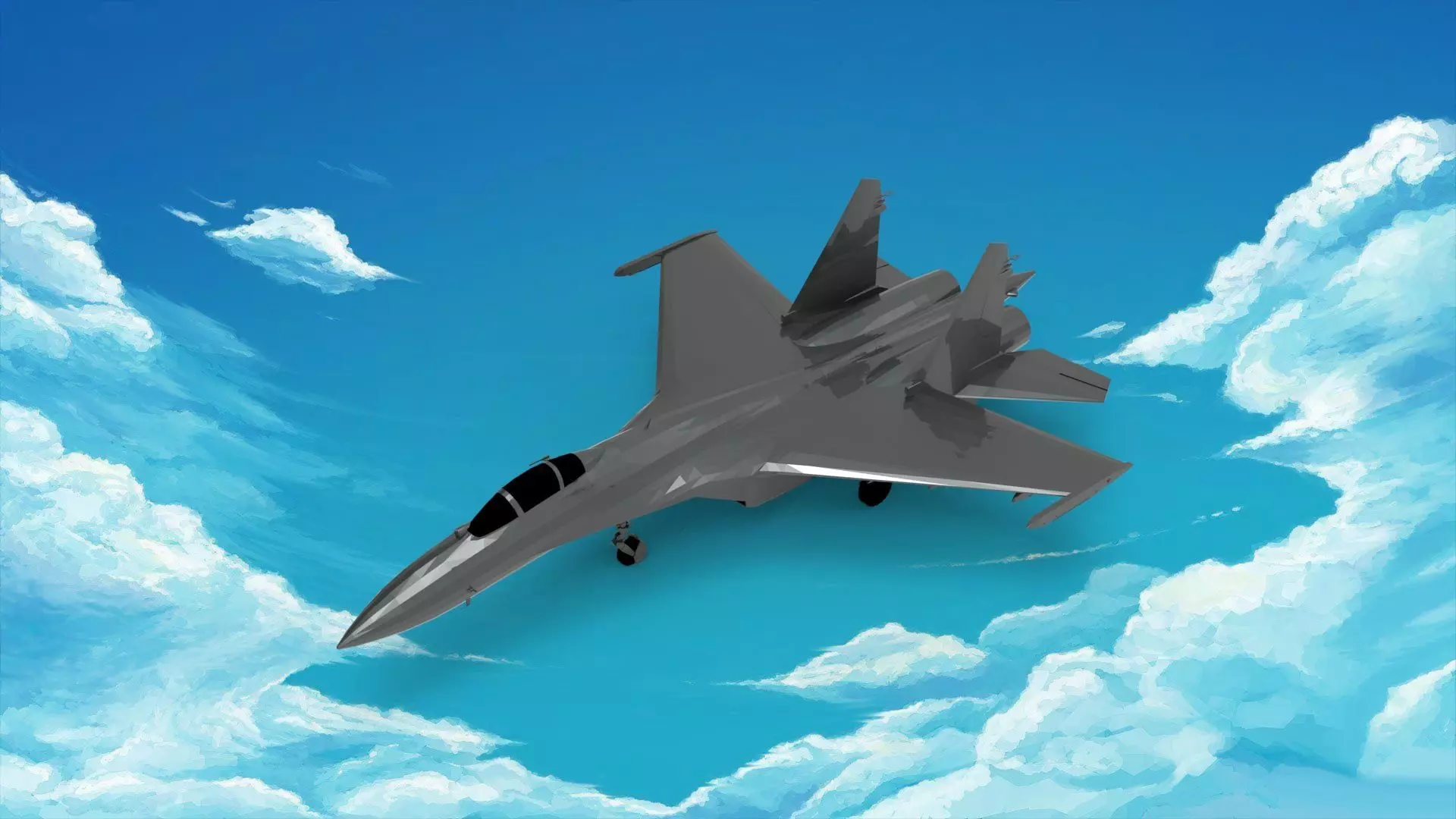 Sukhoi Su-35 3D model_0