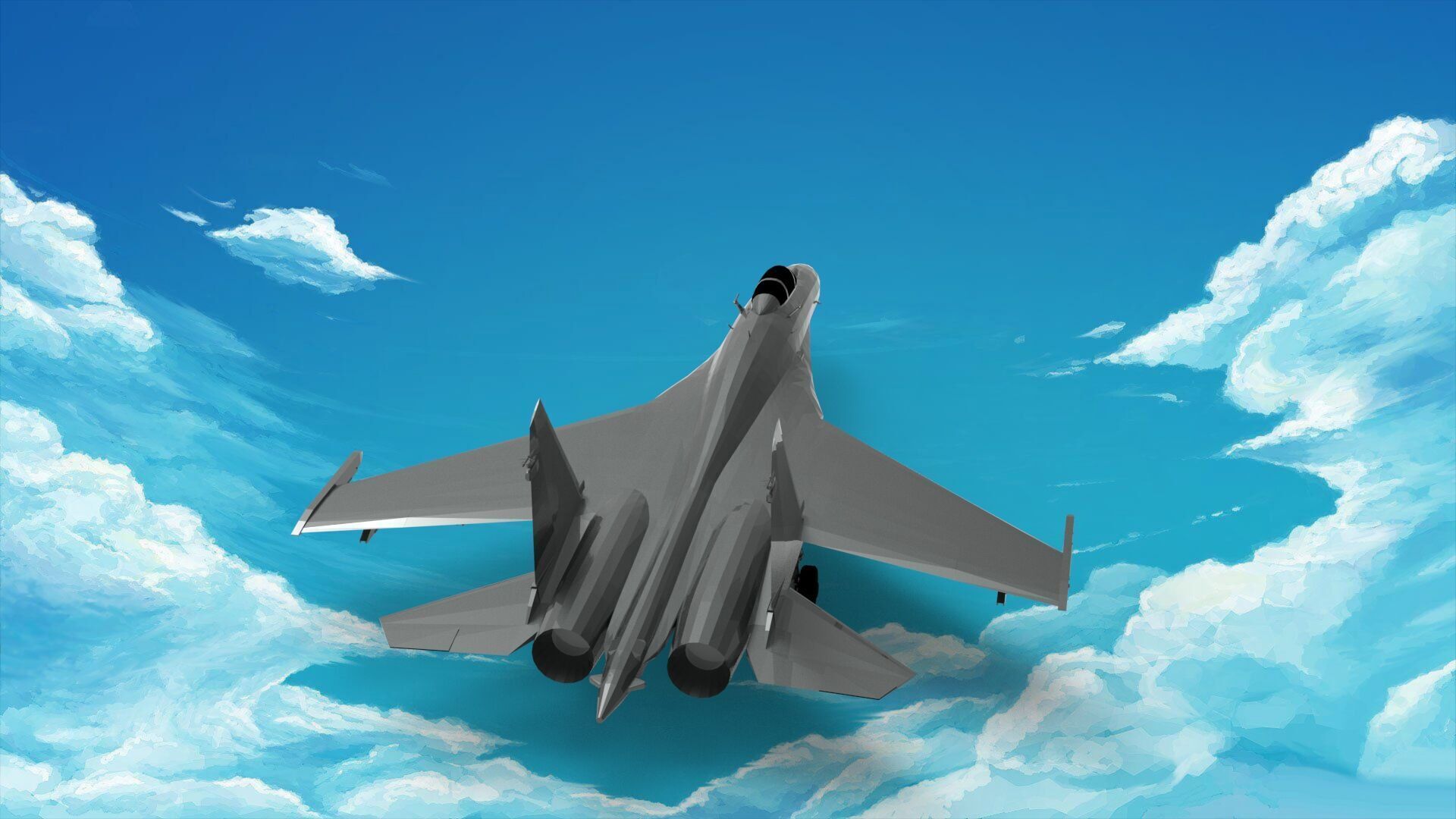 Sukhoi Su-35 3D model_2