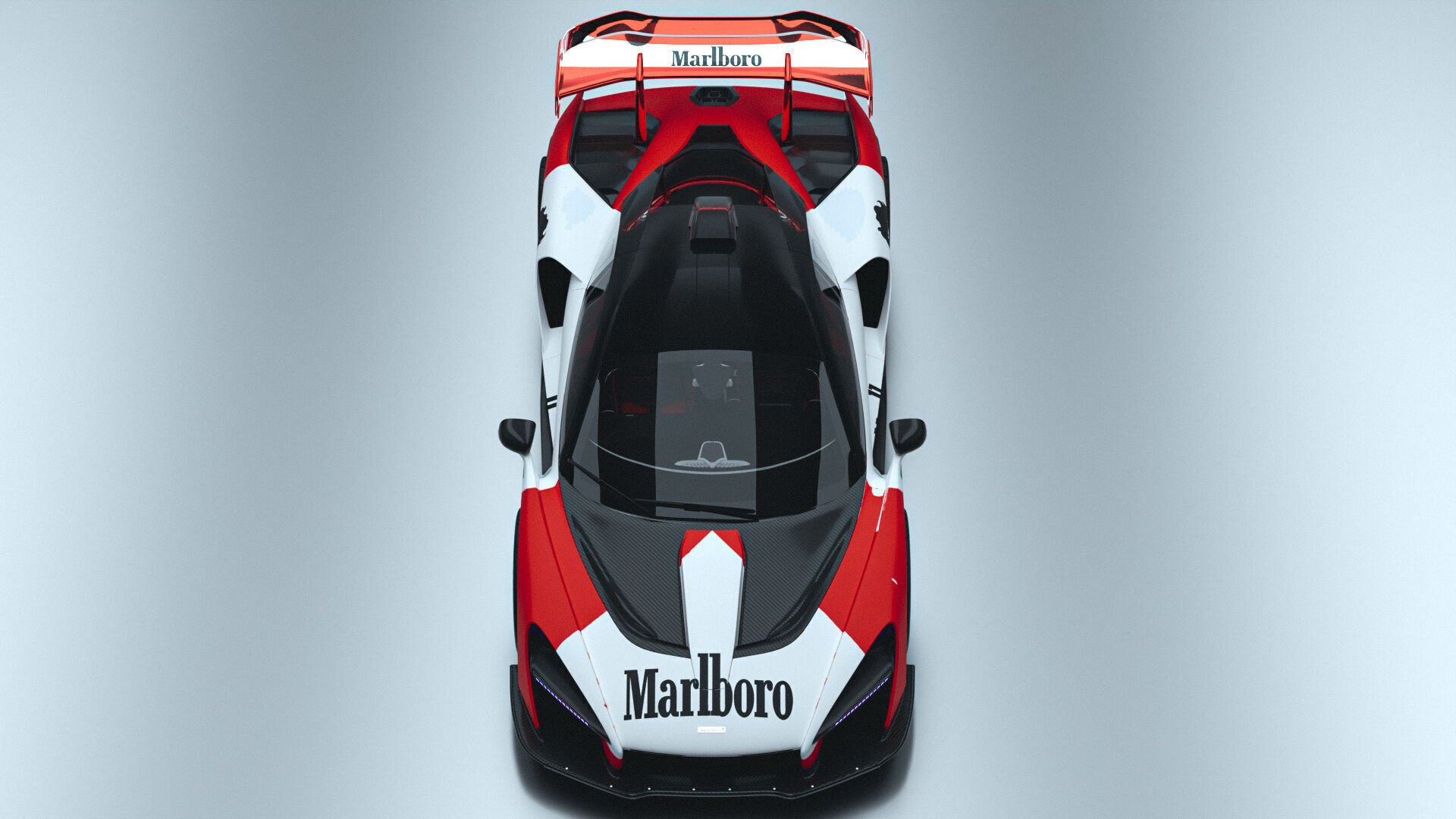 3D model McLaren Senna Marlboro Edition VR / AR / low-poly | CGTrader