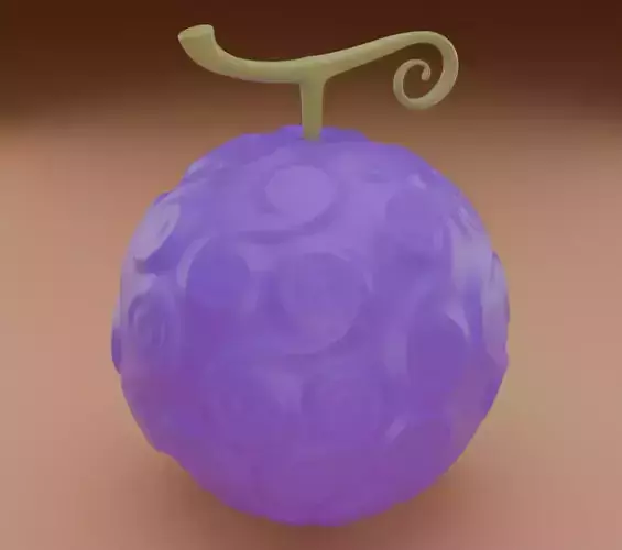 Devil fruit gomu gomu no mi One piene 3D model for 3D printing