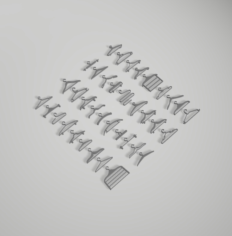 3D Hangers Collection 3D print model_3