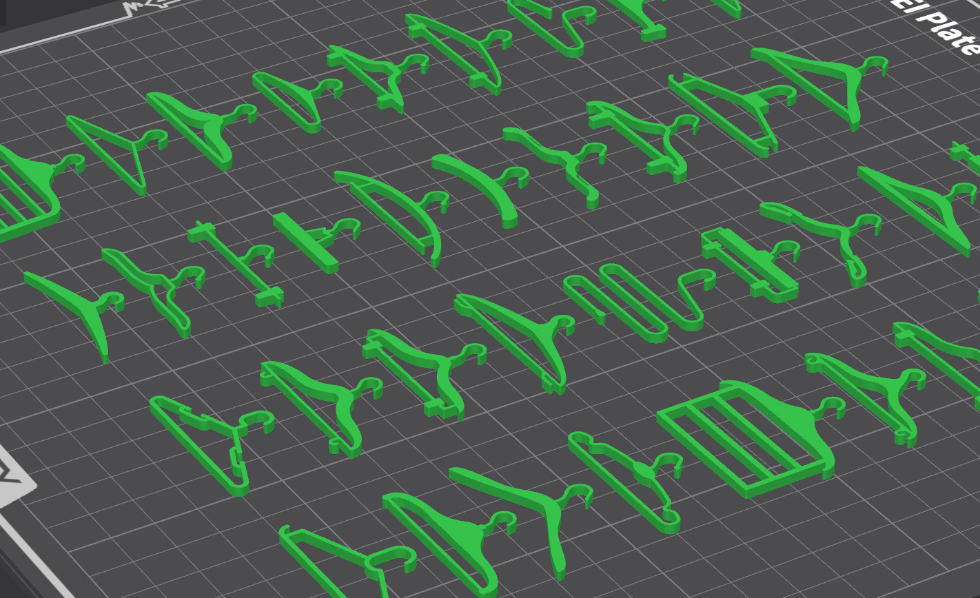 3D Hangers Collection 3D print model_2