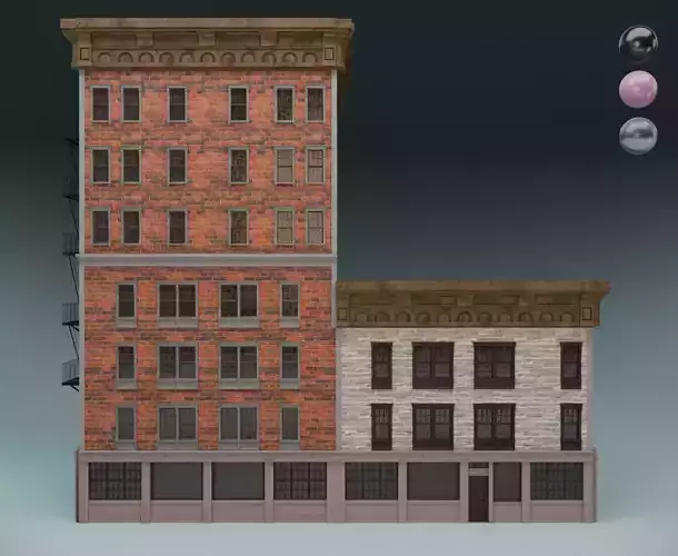 building 02 low poly