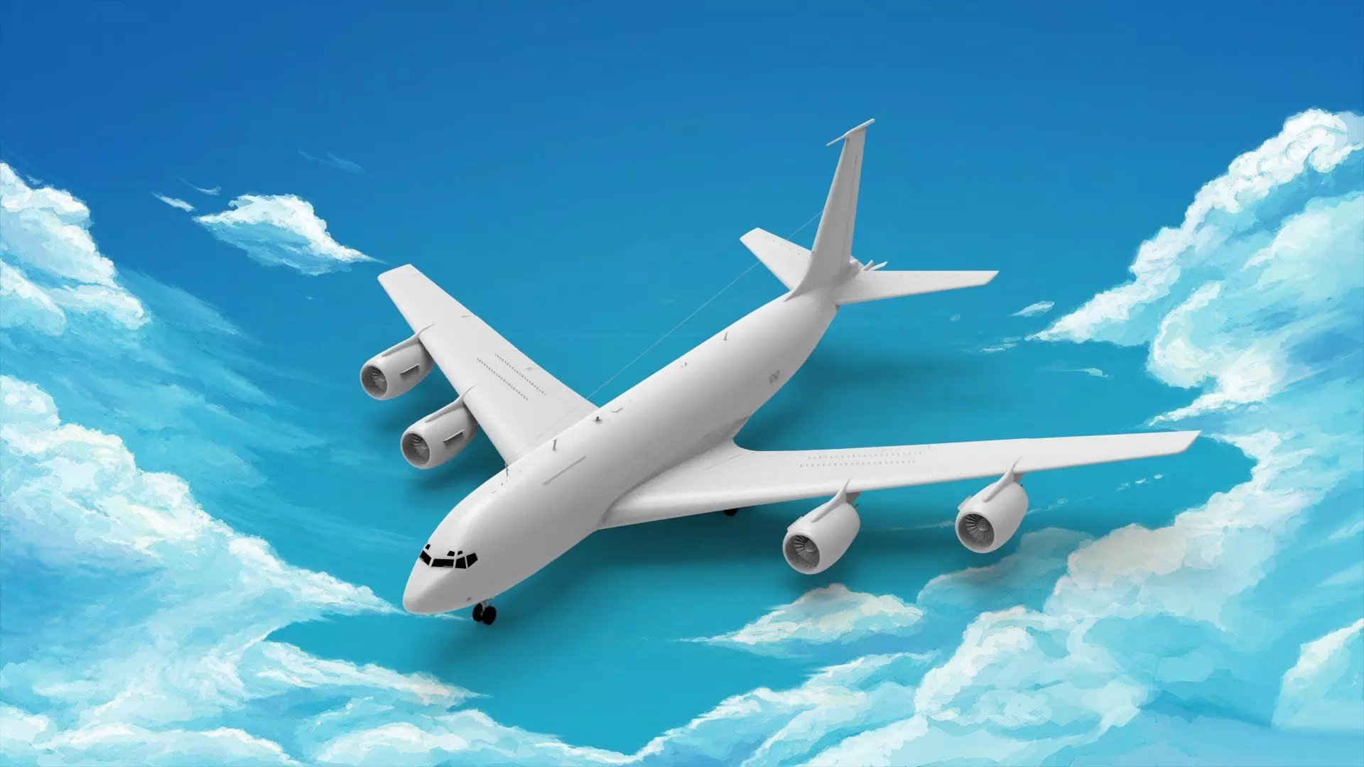 Boeing KC-135 Stratotanker 3D model_0