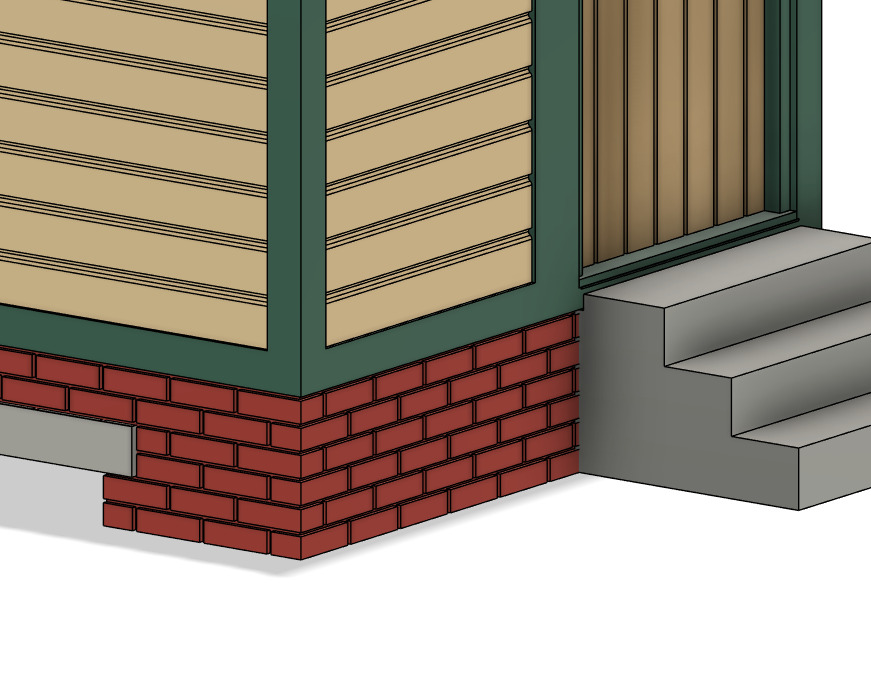 Model Railway Ground Level Signal Box 3D print model_12