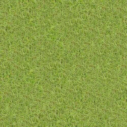 Garden Seating with Grass and Plants 3D model_4