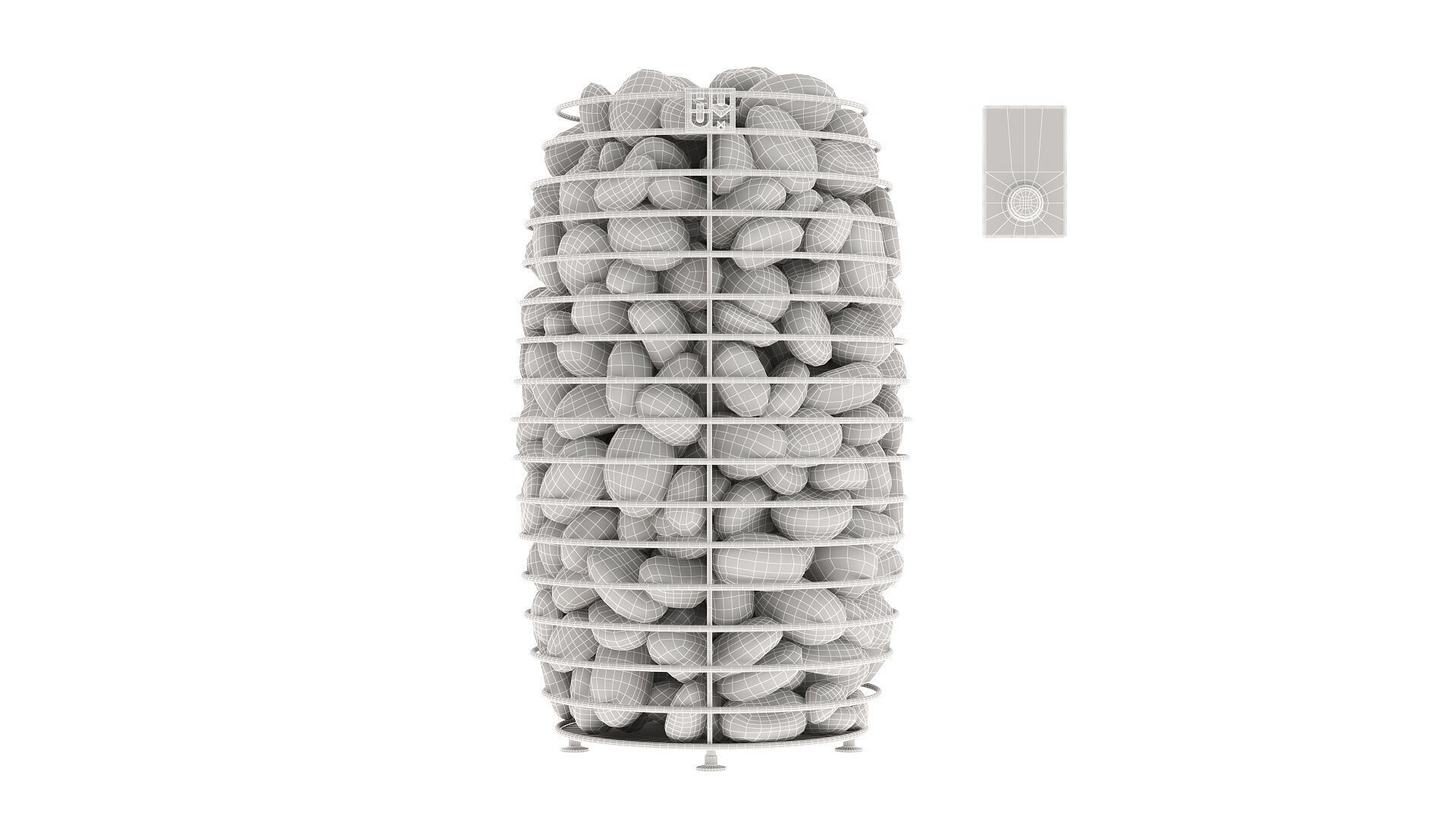 Sauna stove HUUM HIVE 9 3D model_8