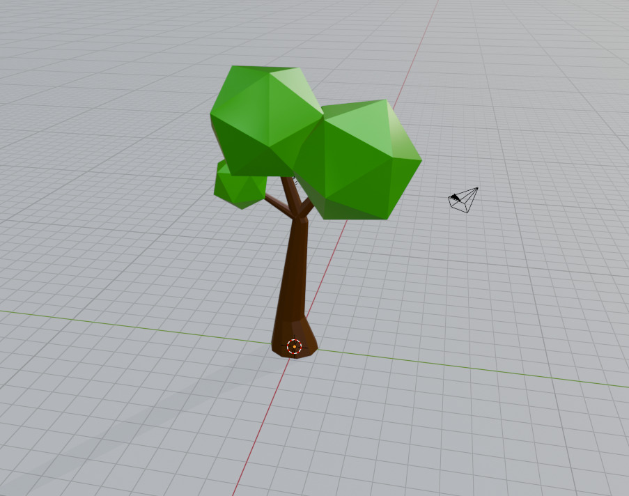 Low Poly Tree ready for game Low-poly 3D model_5