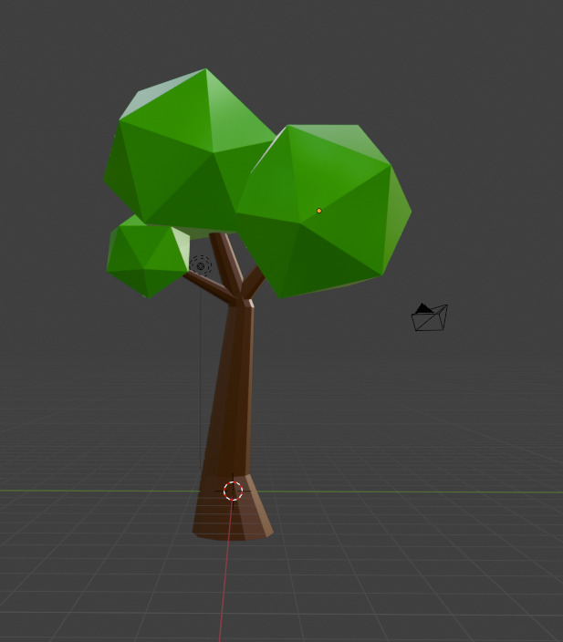 Low Poly Tree ready for game Low-poly 3D model_3