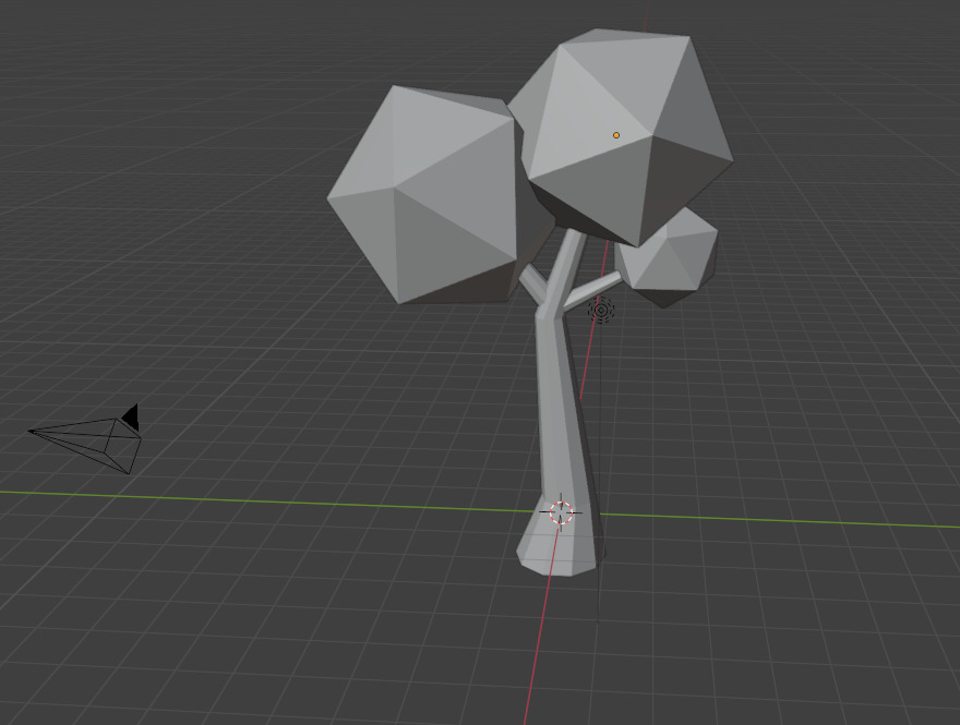 Low Poly Tree ready for game Low-poly 3D model_4