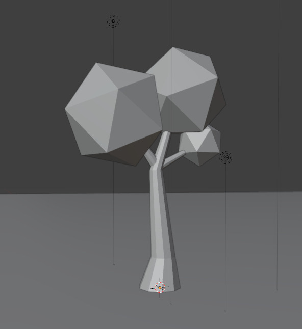 Low Poly Tree ready for game Low-poly 3D model_1