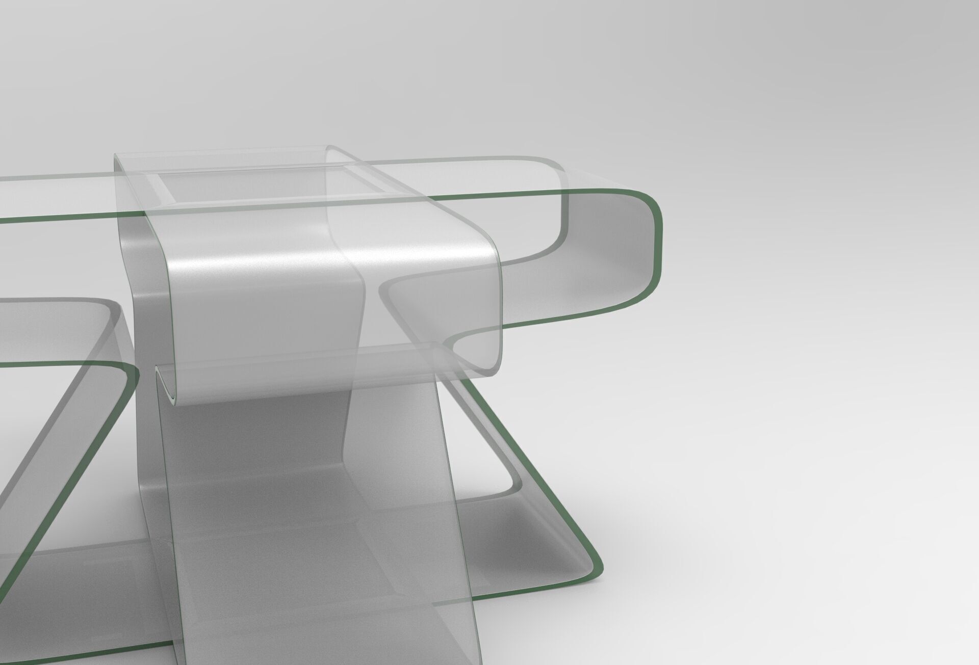 Lofya Coffee Table Low-poly 3D model_4