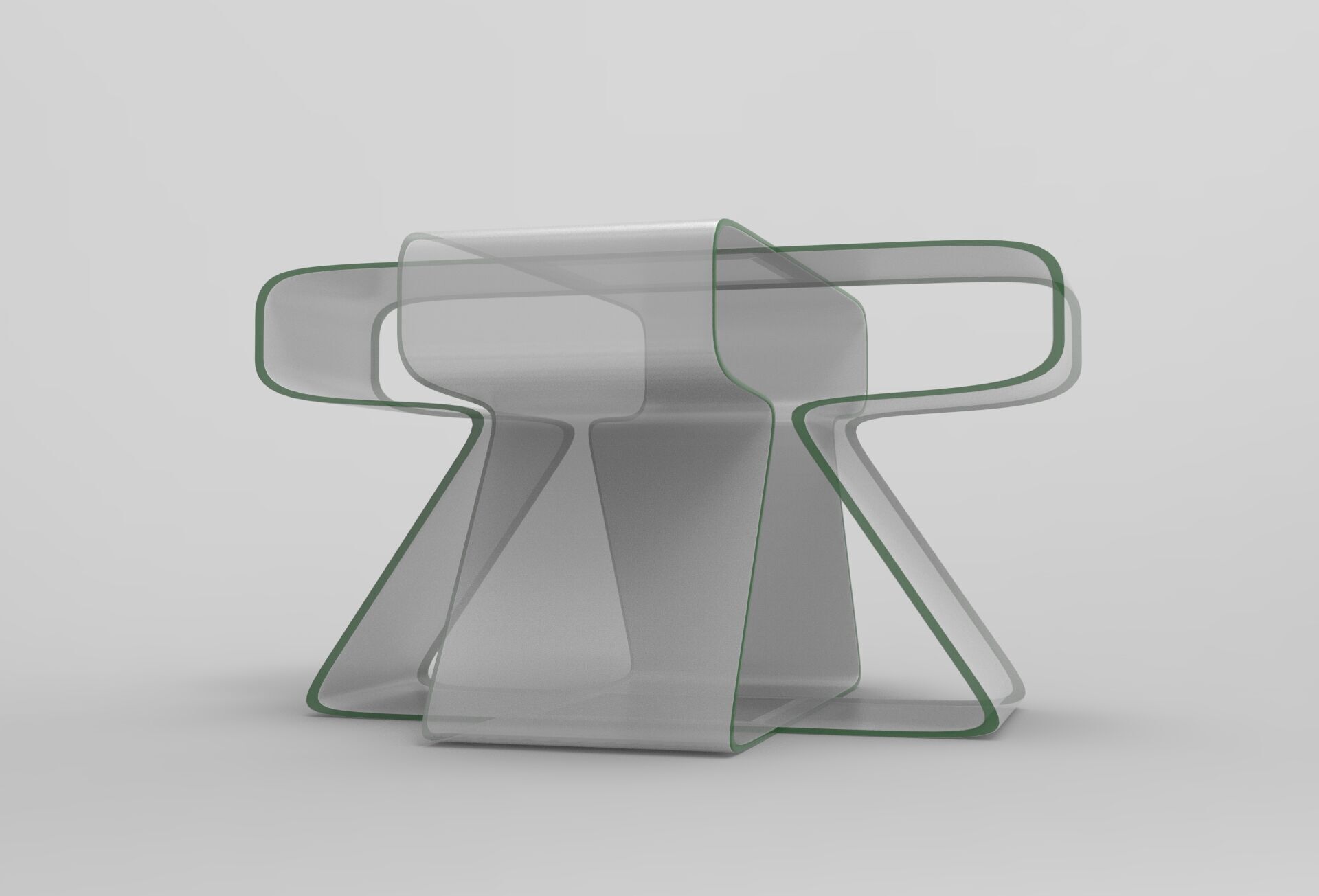 Lofya Coffee Table Low-poly 3D model_1