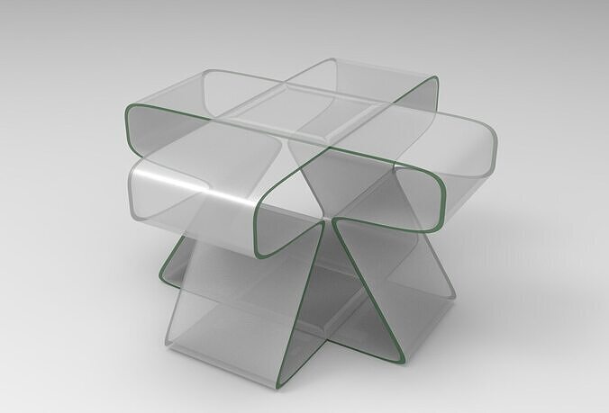 Lofya Coffee Table Low-poly 3D model