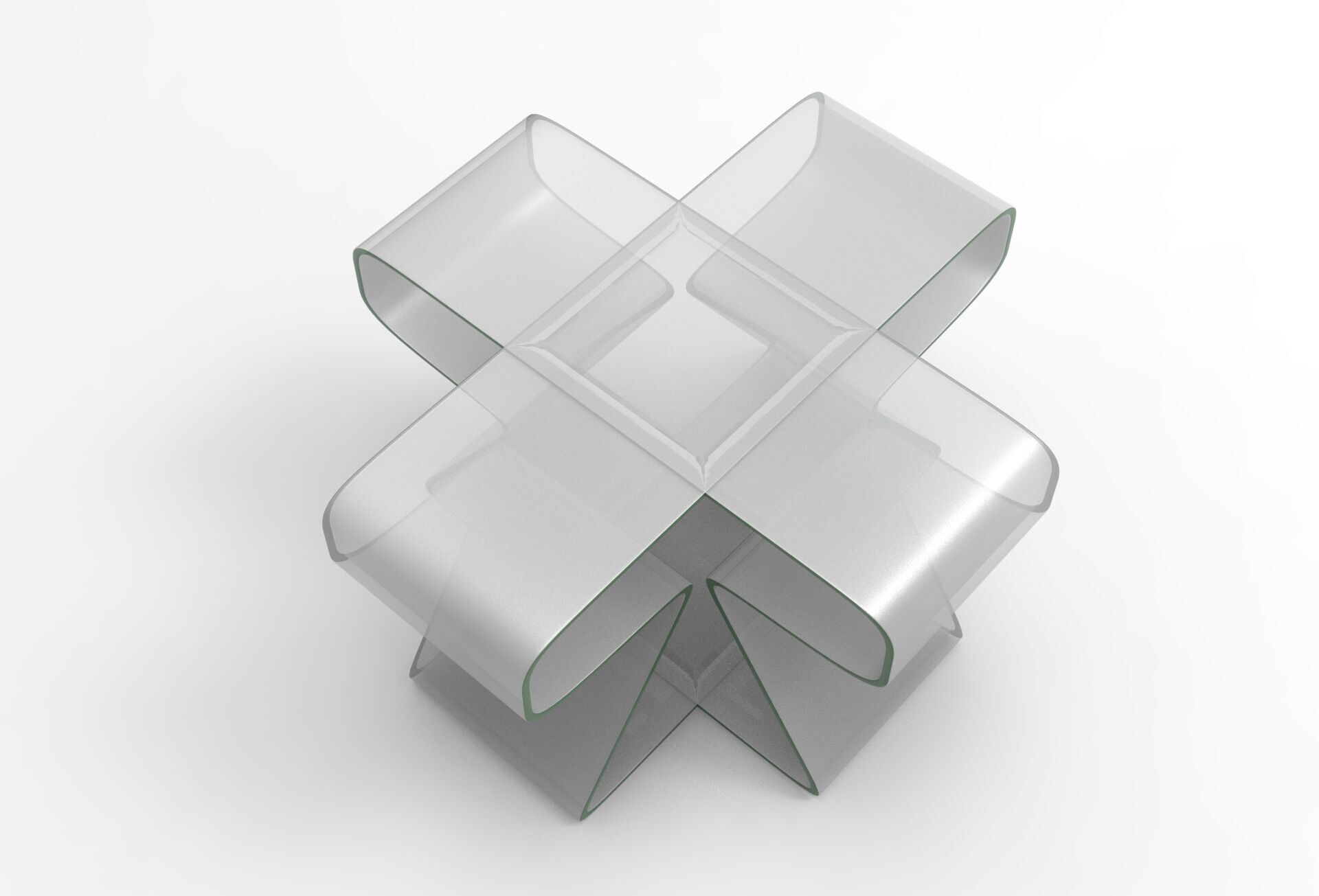 Lofya Coffee Table Low-poly 3D model_2