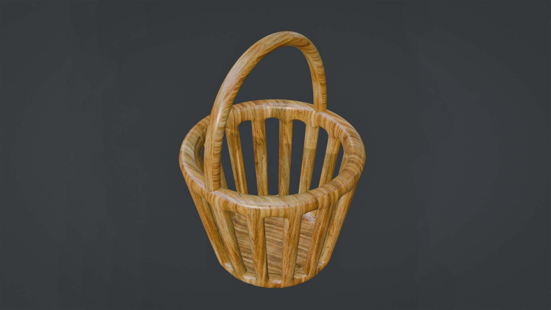 The Woven Wonder Basket Free 3D model_1