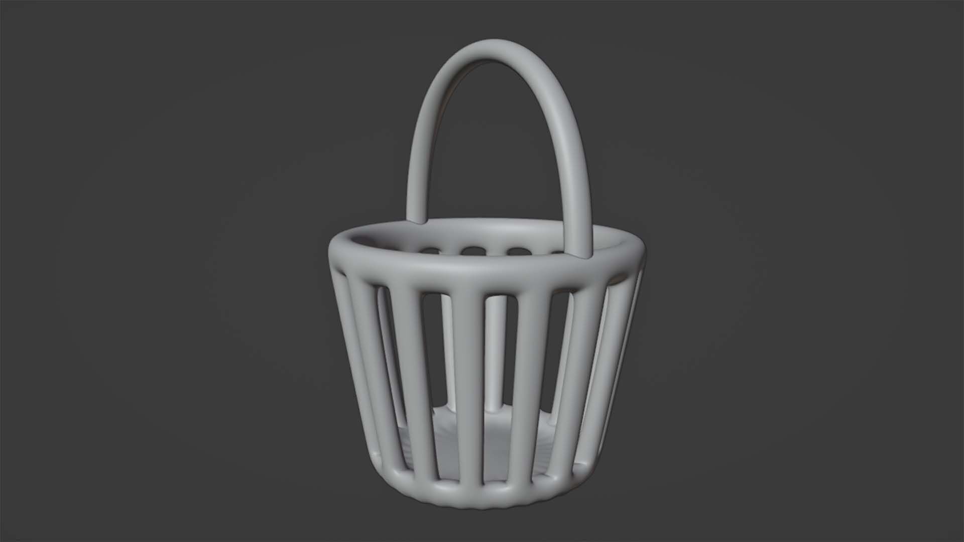 The Woven Wonder Basket Free 3D model_2