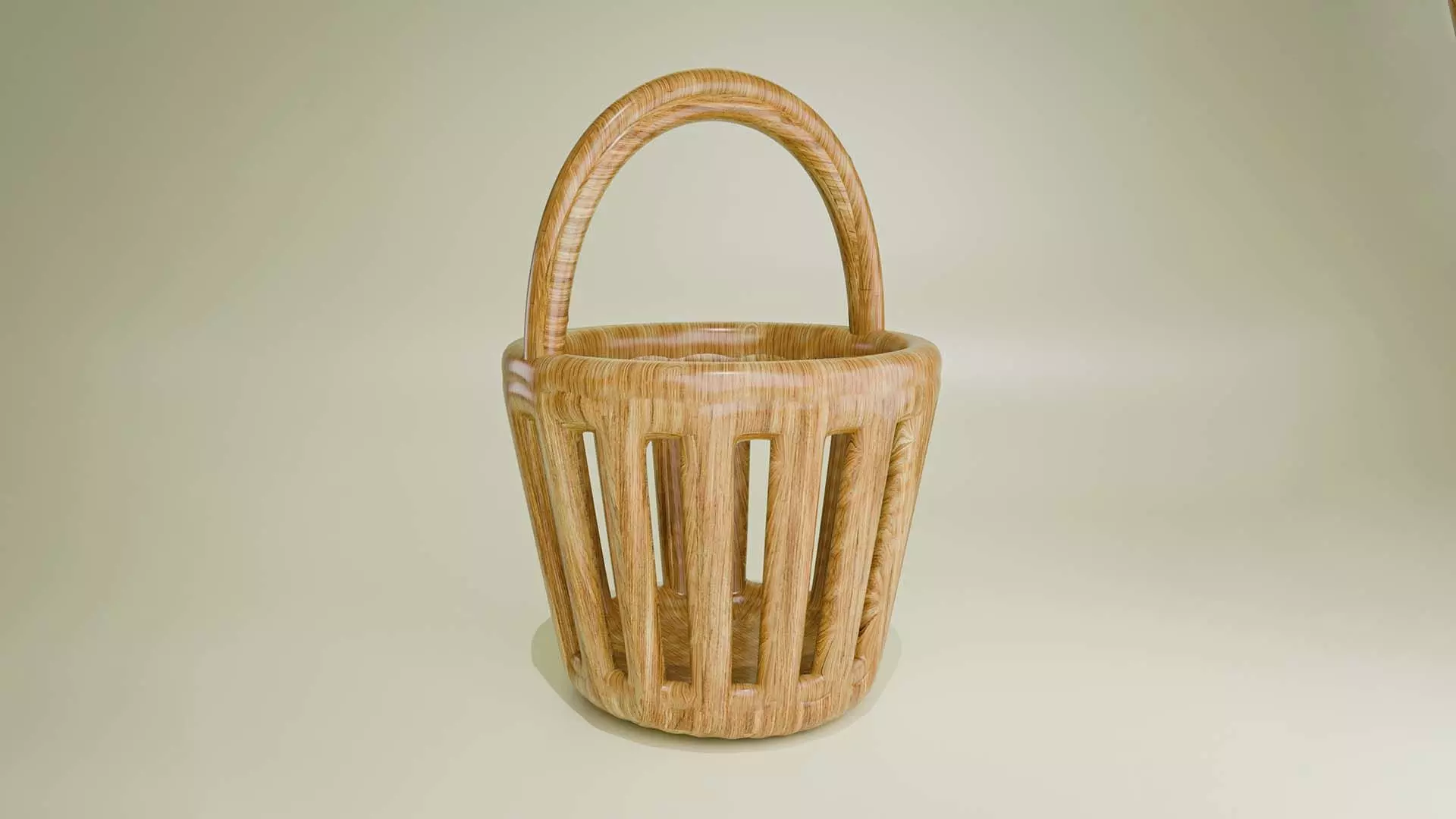 The Woven Wonder Basket Free 3D model_0